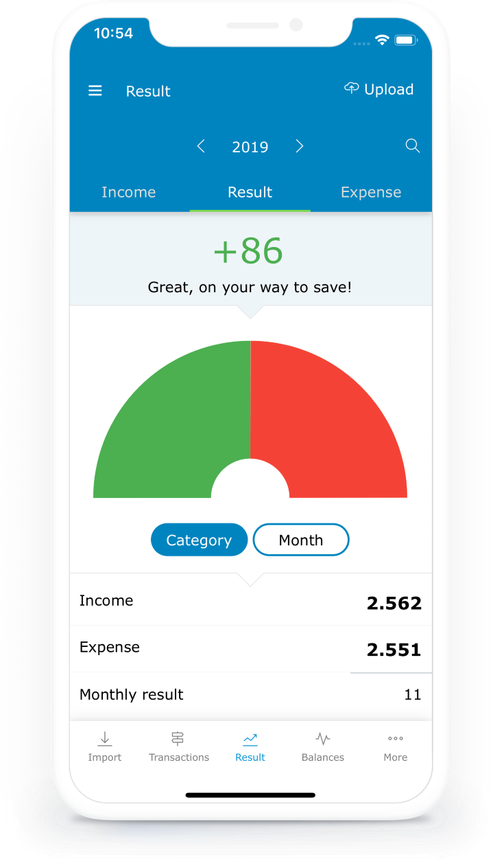 Manage your income and spendings and know what's left